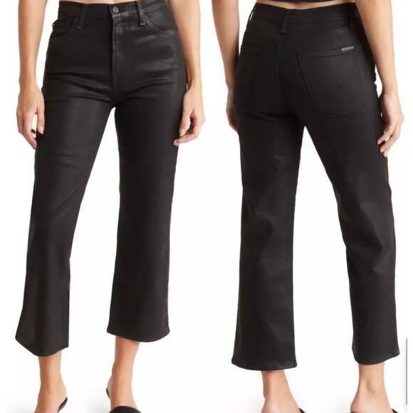 Hudson Womens 26 Stellar Noa High Rise Straight Crop Jeans Denim Stretch OS32-18